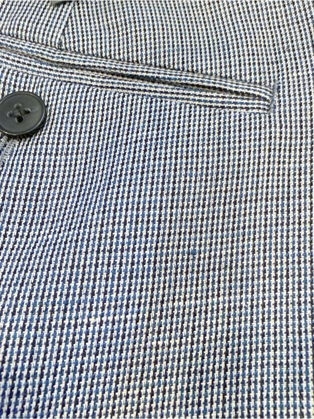 Club Monaco Men’s Sutton Slim Fit Navy Houndstooth Pants Sz 32x32 NWT
